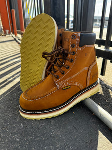 00054 Man Work Boots Est 960 mango crazy