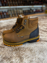 Cargar imagen en el visor de la galería, 0001 Men work boots NO STEEL TOE Est 509 mango negro