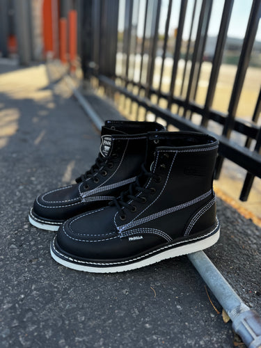 0002 (No Steel Toe) 115 Black Work Boots