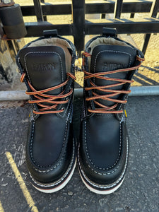 00063 (NO STEEL TOE) 650 black work boots