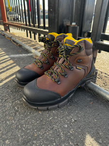 00056 (No Steel toe) 2292 brown work boots