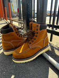 00054 Man Work Boots Est 960 mango crazy