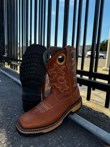 00044 Crazy Brown Work boots 5600