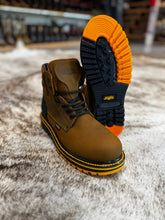 Cargar imagen en el visor de la galería, 0001 Men work boots NO STEEL TOE Est 509 mango negro