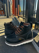 Load image into Gallery viewer, 00063 (NO STEEL TOE) 650 black work boots