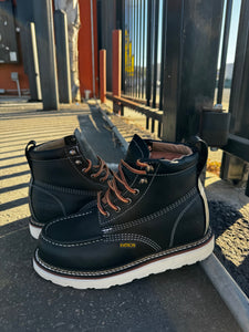 00063 (NO STEEL TOE) 650 black work boots