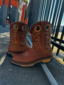 00044 Crazy Brown Work boots 5600