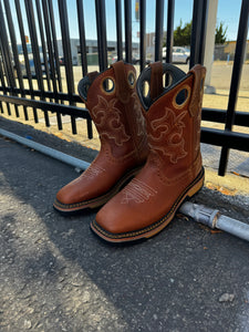 00044 Crazy Brown Work boots 5600