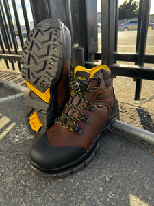 00056 (No Steel toe) 2292 brown work boots