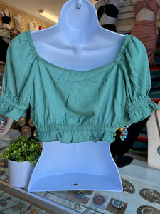 Tania Jade Green Top