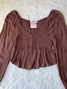 Carolina Dark brown Blouse