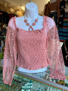 Lupita Dusty pink Top💓