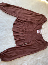 Load image into Gallery viewer, Carolina Dark brown Blouse